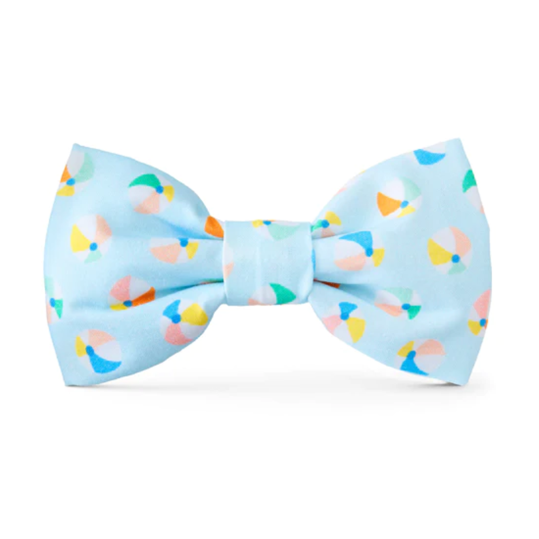 Foggy Dog Beach Ball Dog Bow Tie Happy Dog